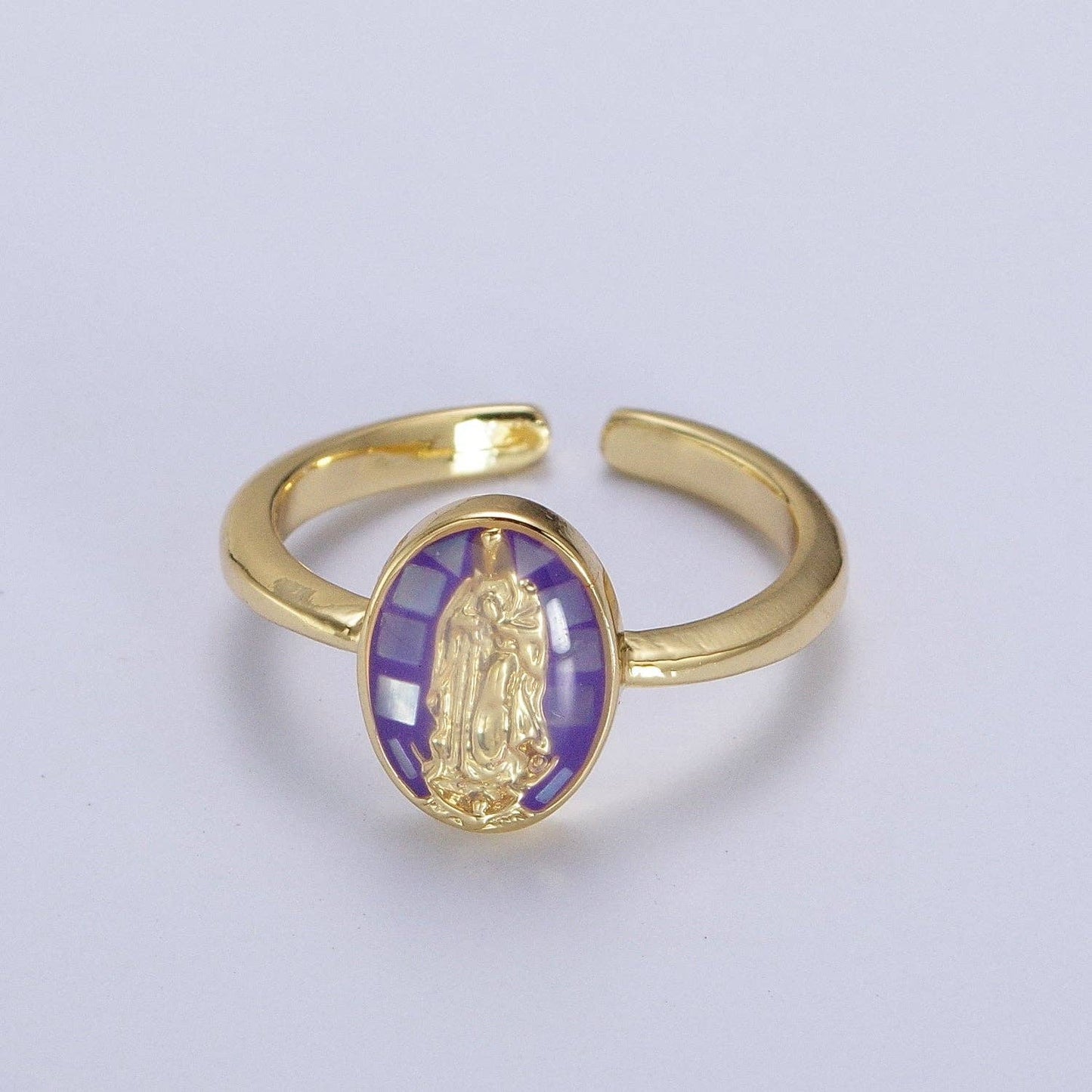 Virgin Mary Opal Ring