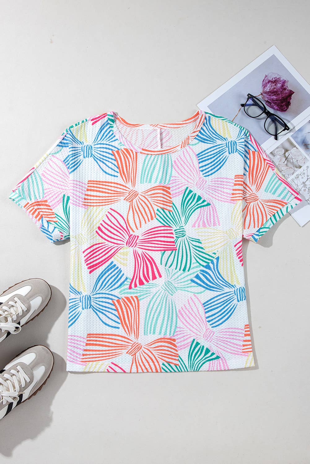 Bow Knot Crewneck Top