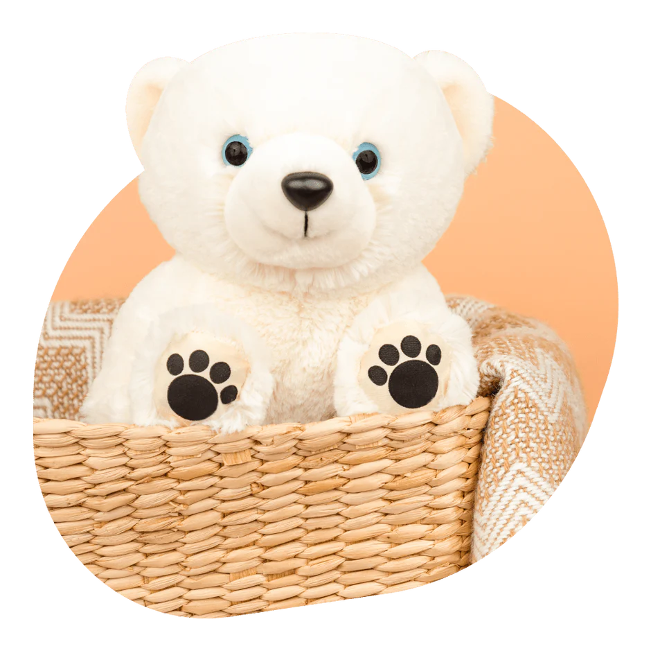 Polar Bear Tracking Plush