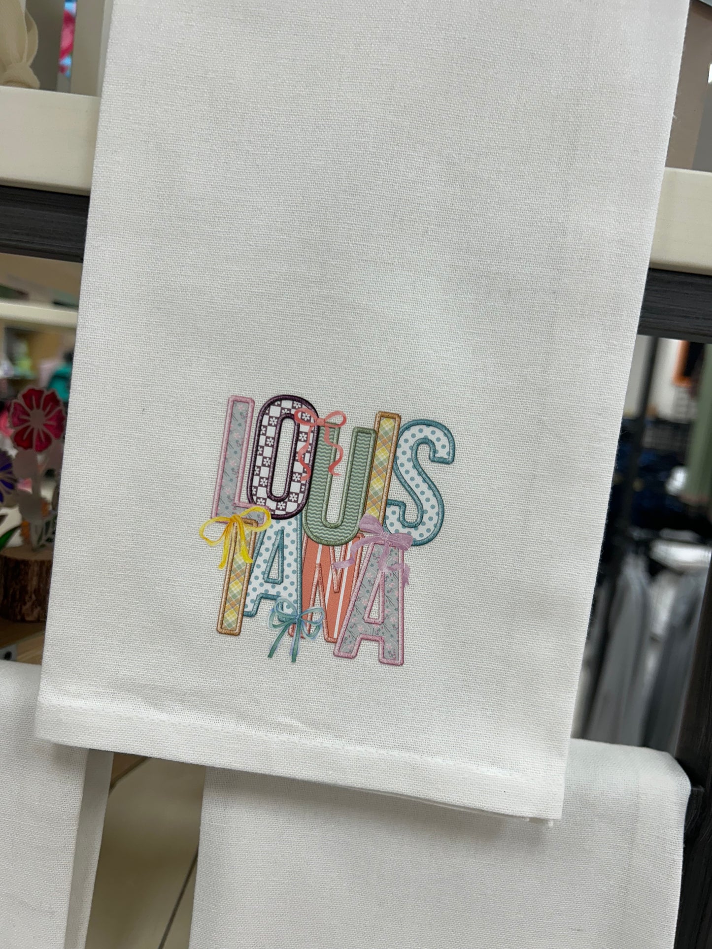 Miss Louisiana Tea Towel