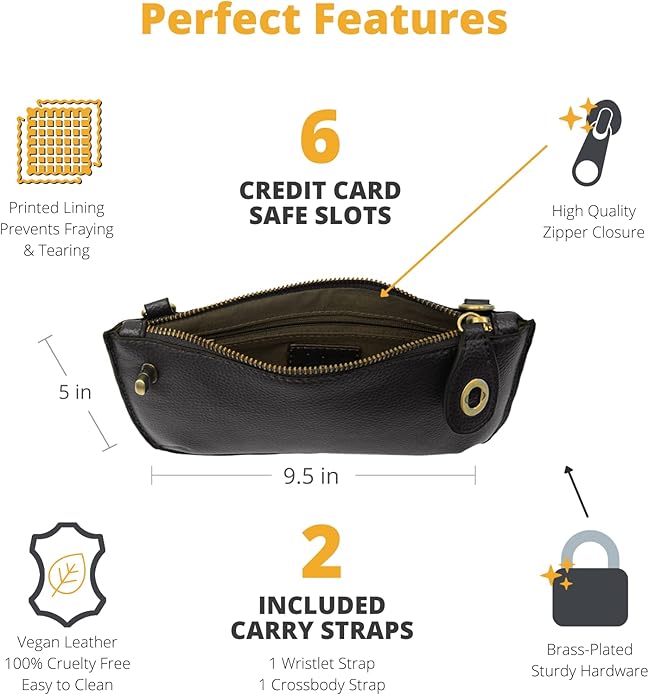 Joy Susan Mini Crossbody Wristlet Clutch