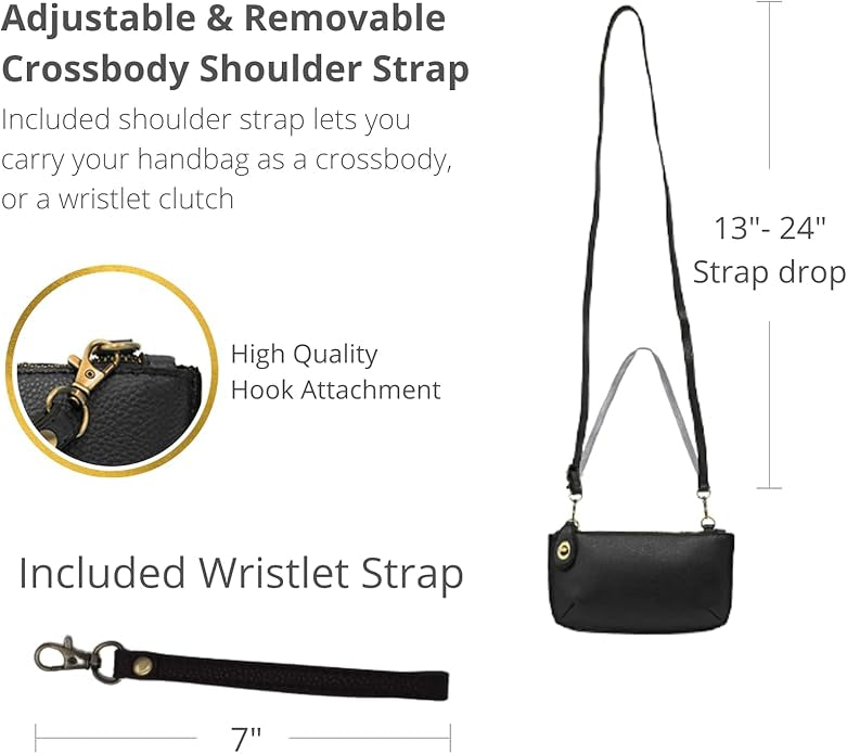 Joy Susan Mini Crossbody Wristlet Clutch