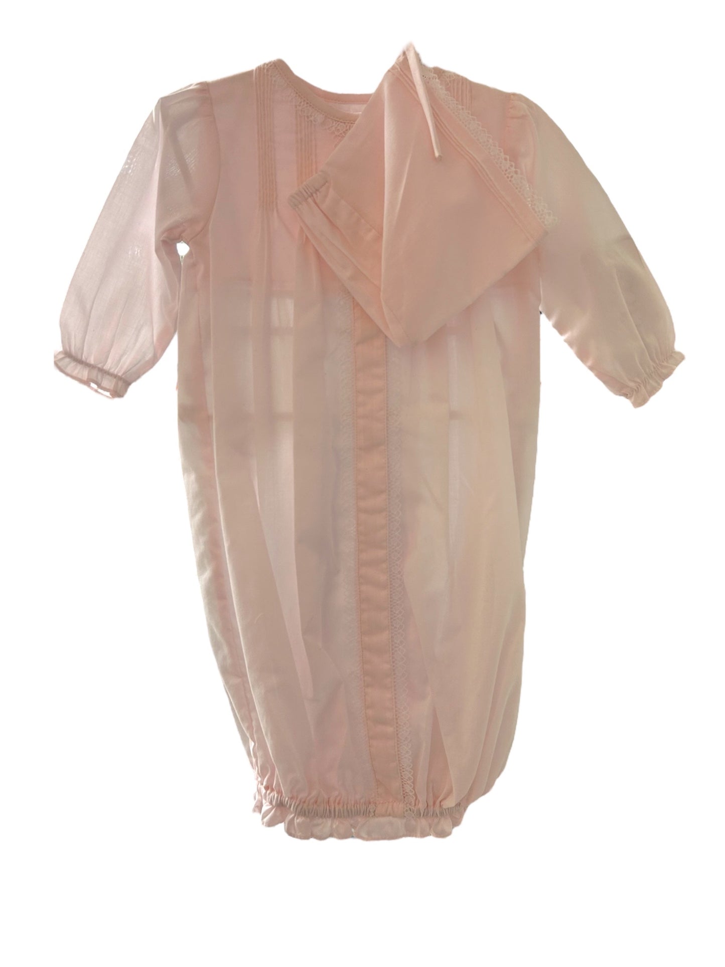Petit Ami Pink Laced Gown