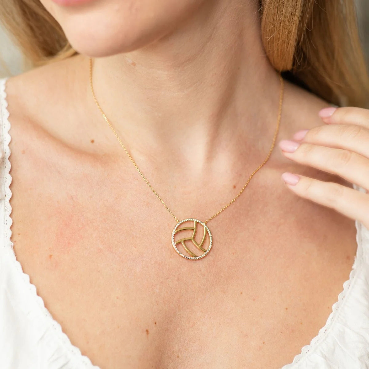 Volleyball Necklace