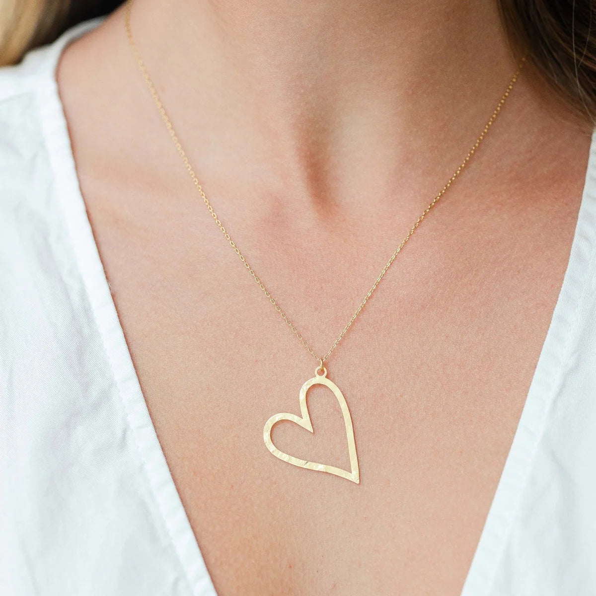 Gilded Heart Necklace