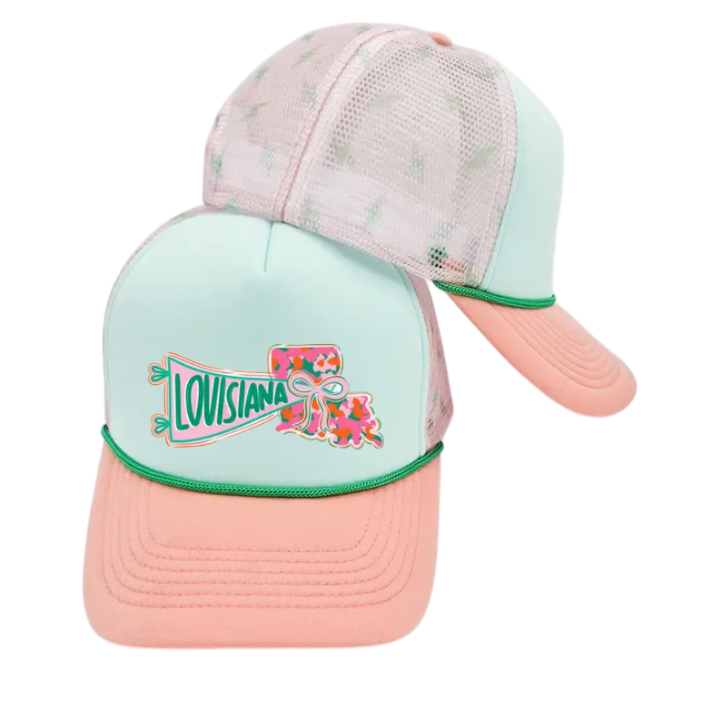 Louisiana Love Flag Trucker Hat