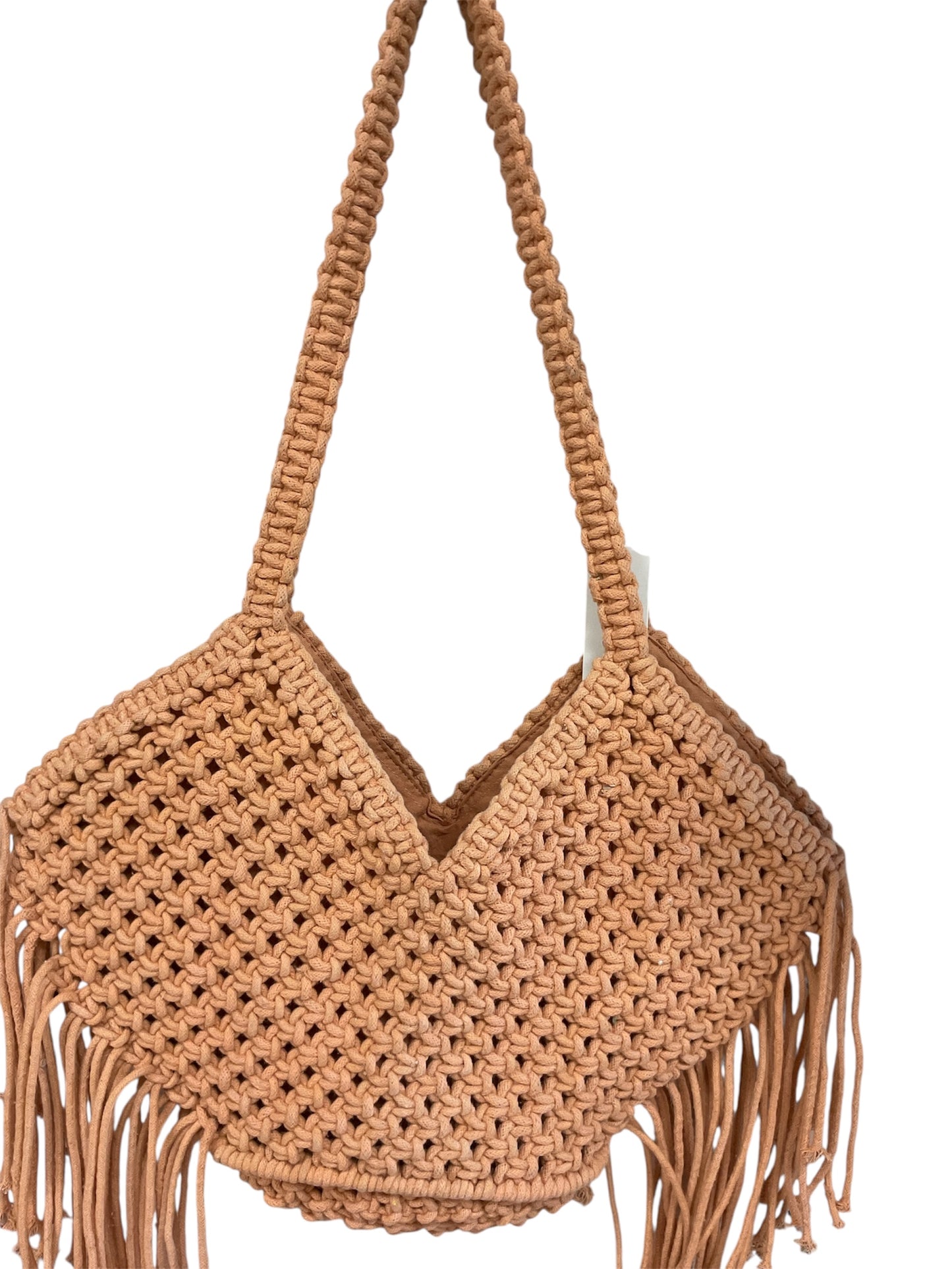 Simply Noelle Crochet Fringe Handbag