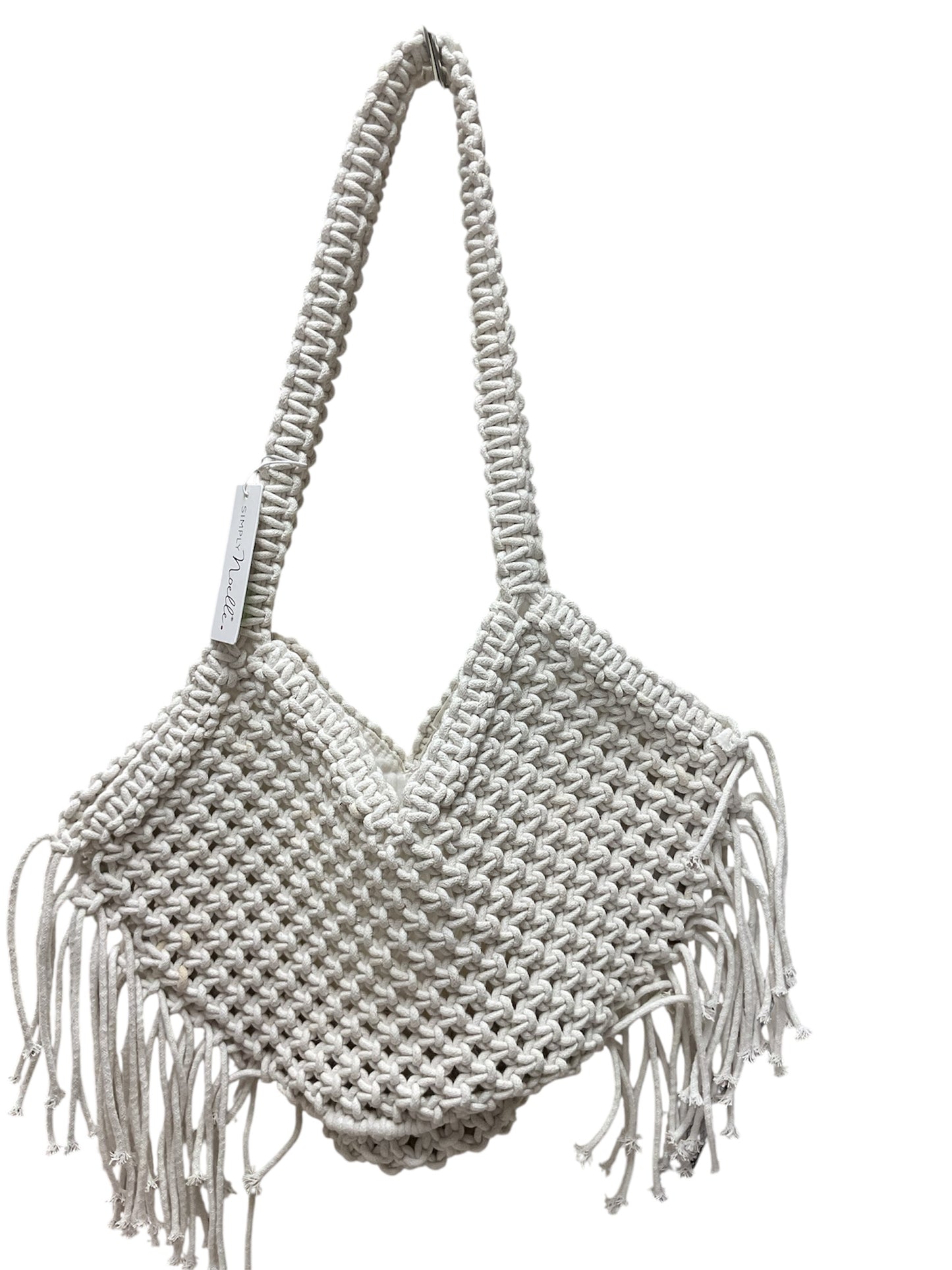 Simply Noelle Crochet Fringe Handbag