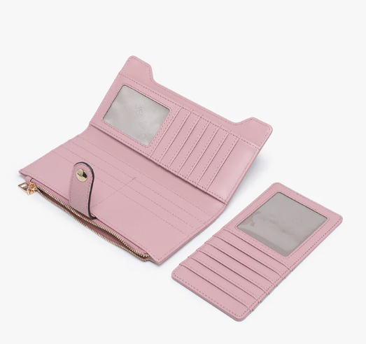 Violet RFID Fold-Out Wallet