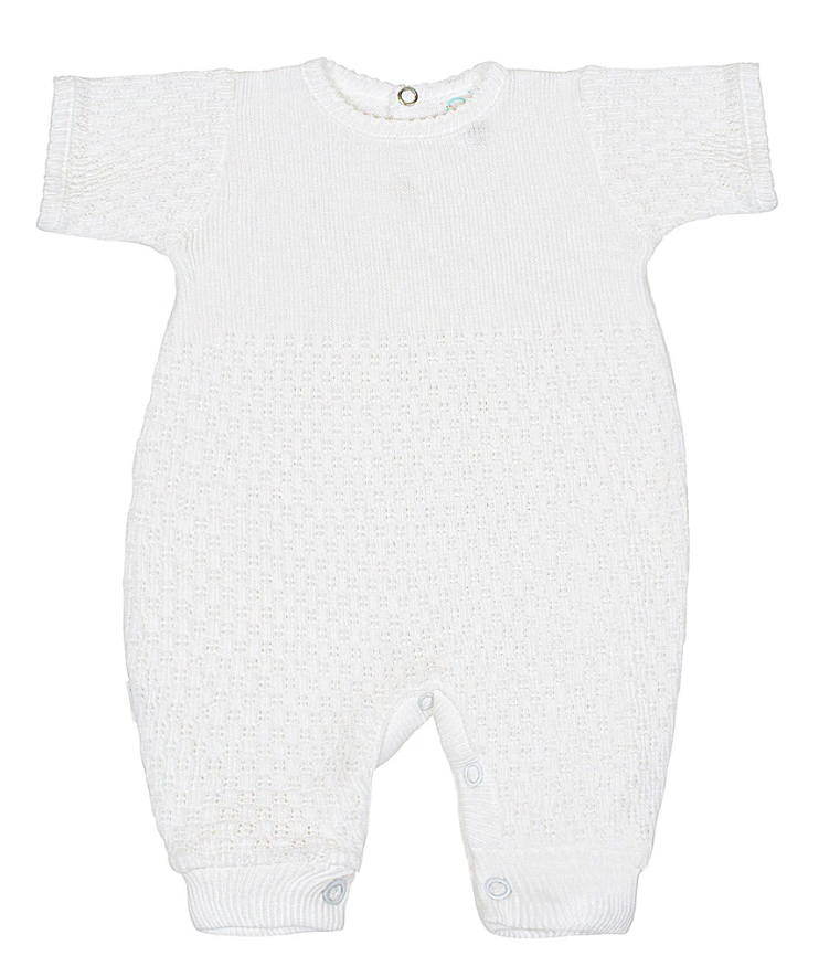 Paty Knit Short Sleeve Romper