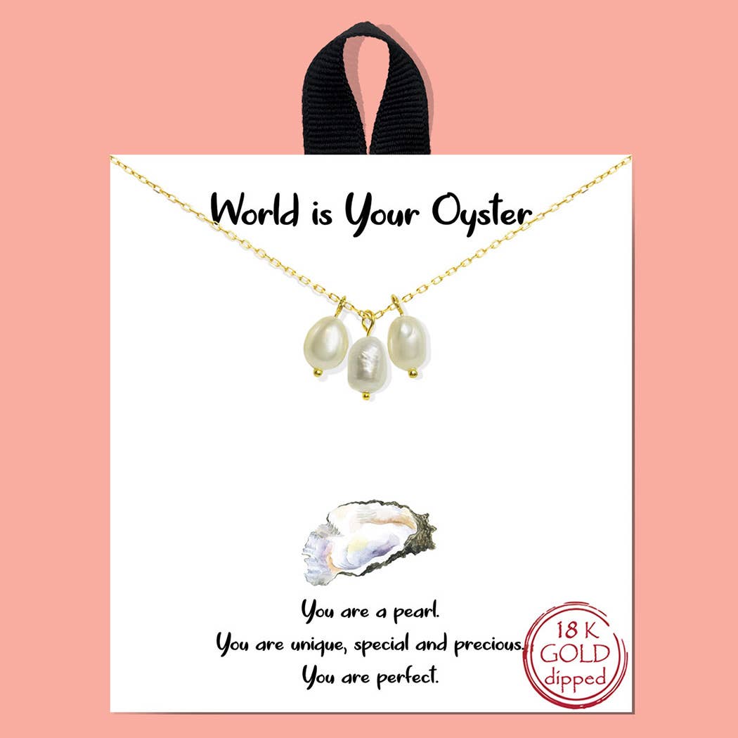 Three Pearl Necklace