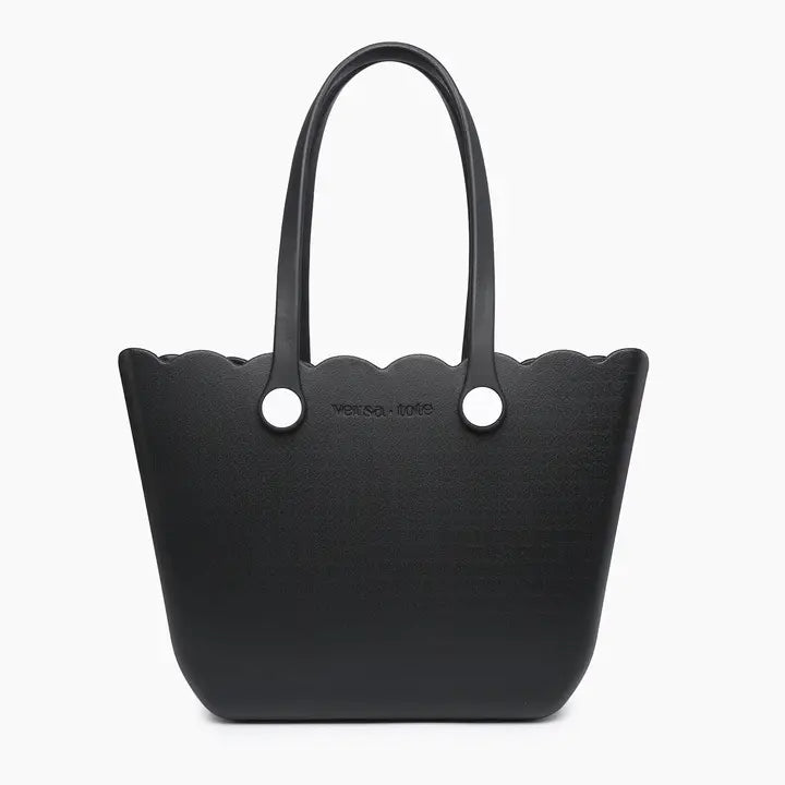 Scalloped Versa Tote w/ Interchangeable Straps