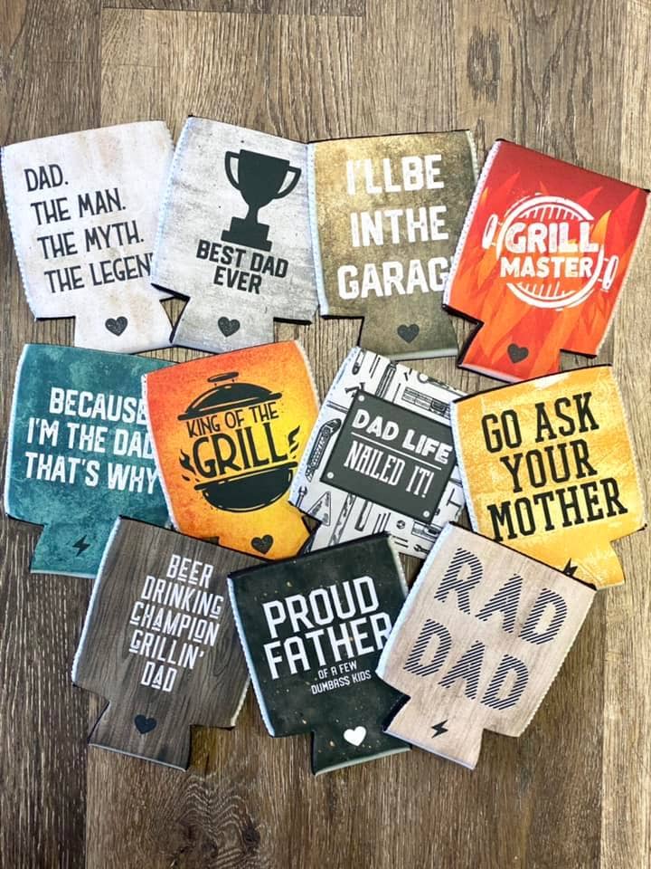 I'll be in the Garage Koozie