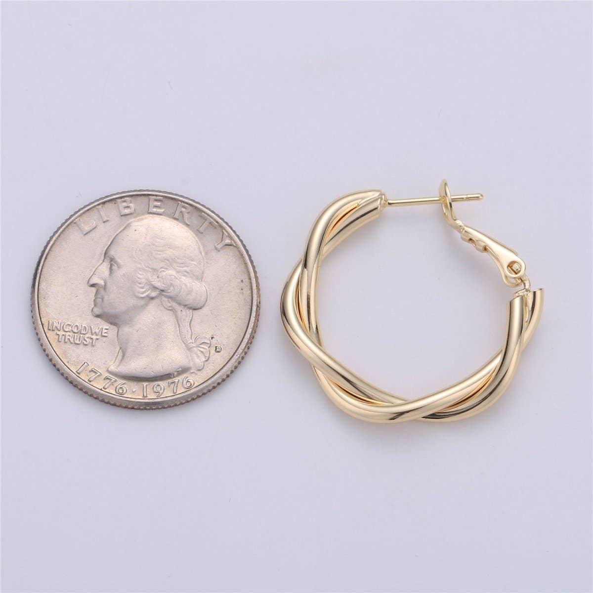 Twisted Hoop Earrings