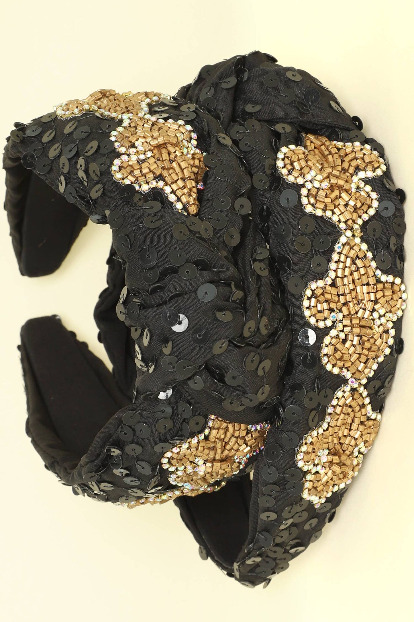 Fluer de Lis Beaded Headband
