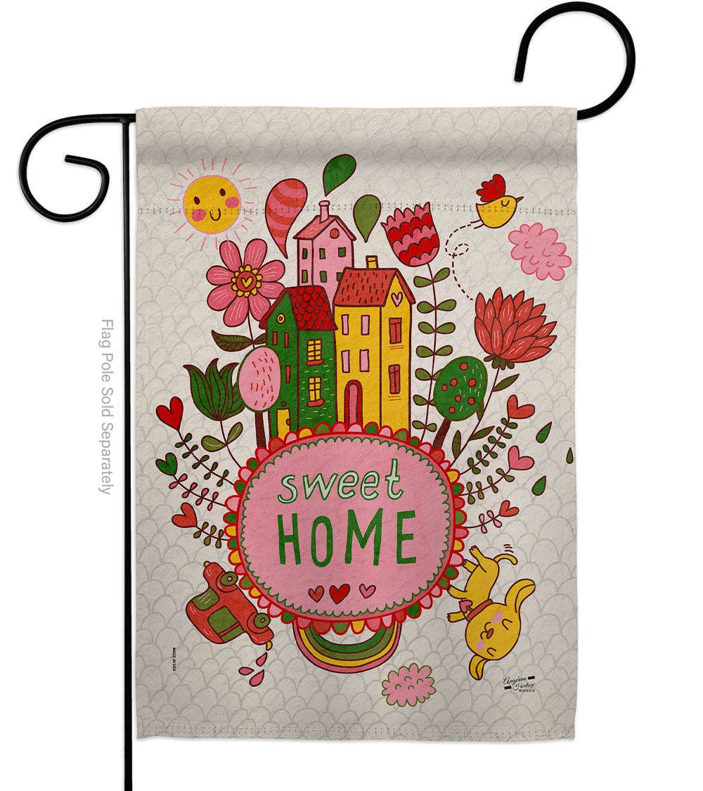 Sweet Home Garden Flag