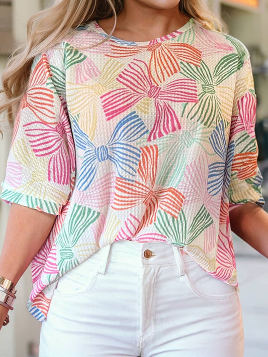 Bow Knot Crewneck Top