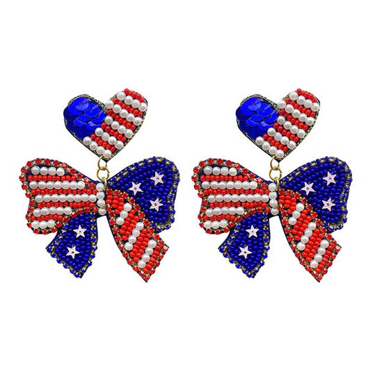 American Bow Earrings