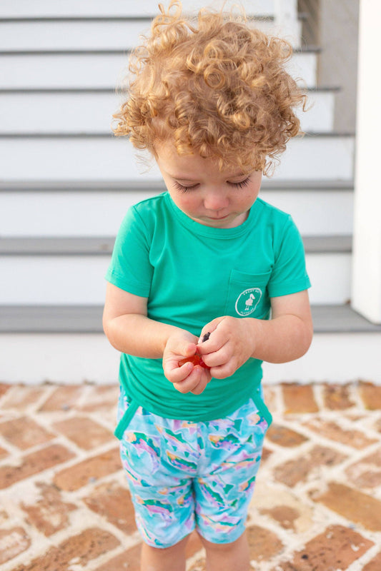 Watercolor Fish Shorts