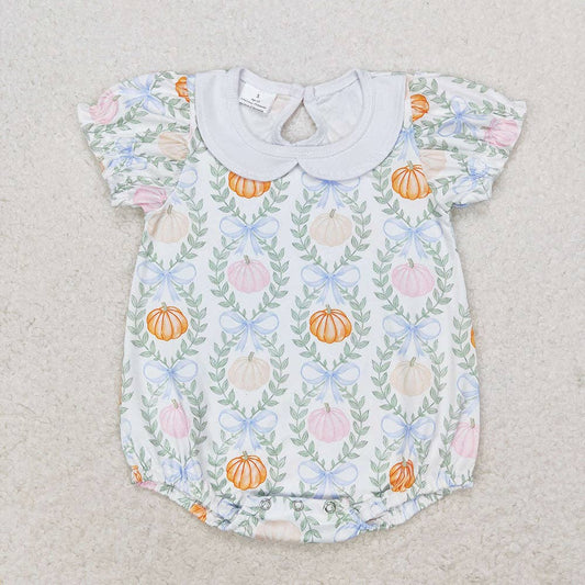 Girls Prim & Pumpkin Peter Pan Collared Bubble