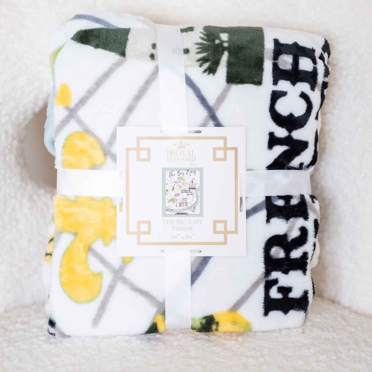 The Big Easy Throw  Blanket