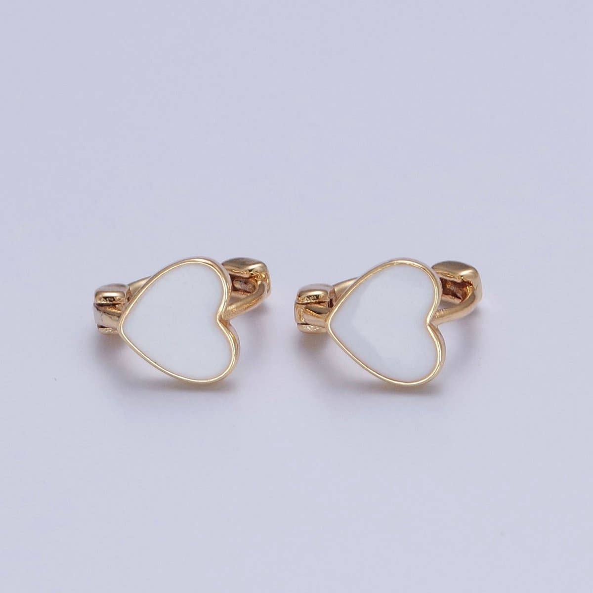 Heart Huggie Earrings