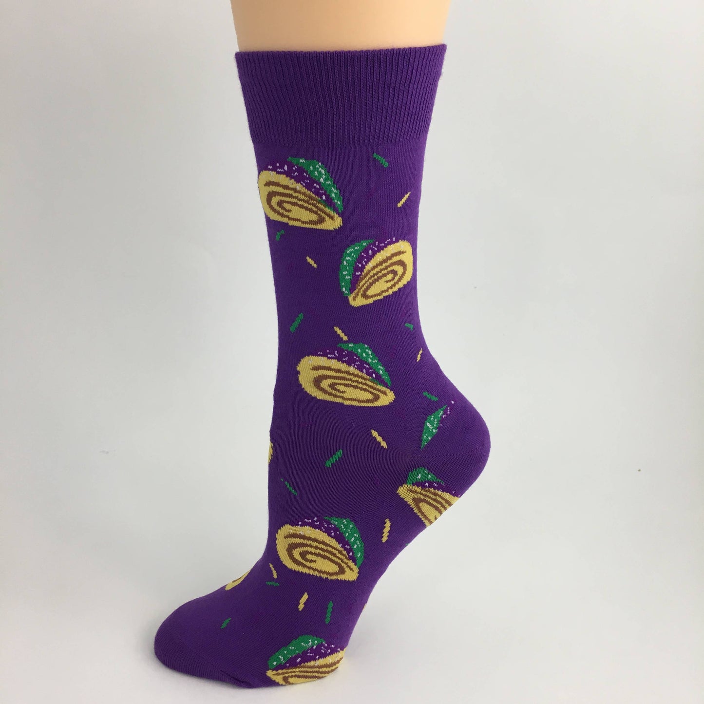 King Cake Slice Socks