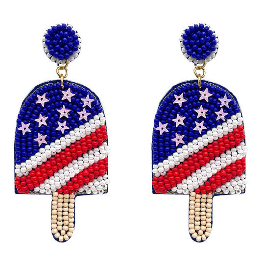 Patriotic Popsicle Earrings
