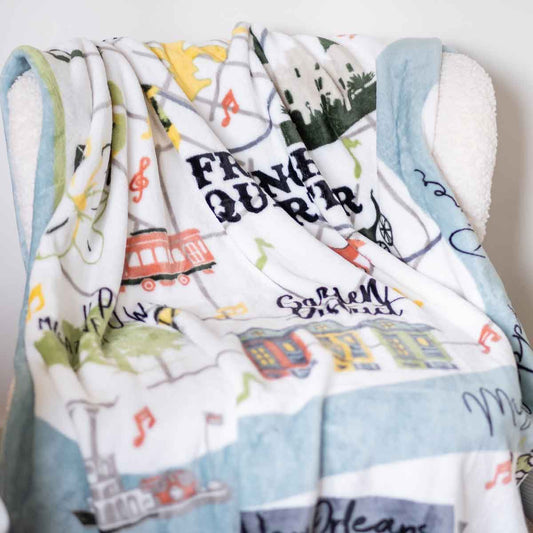 The Big Easy Throw  Blanket