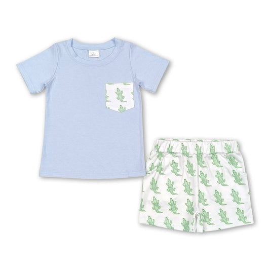Boys Alligator Summer Set