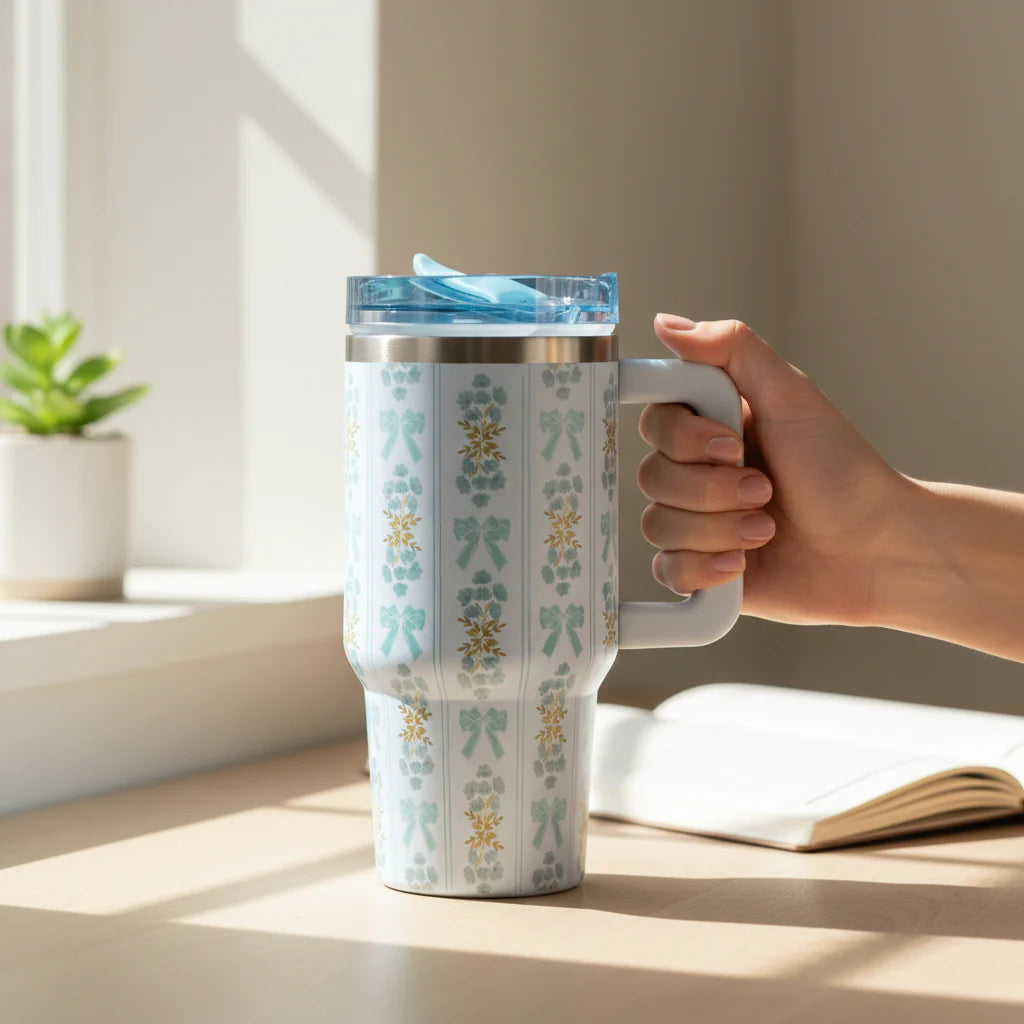 Oh So Fancy Blue 20 oz Tumbler