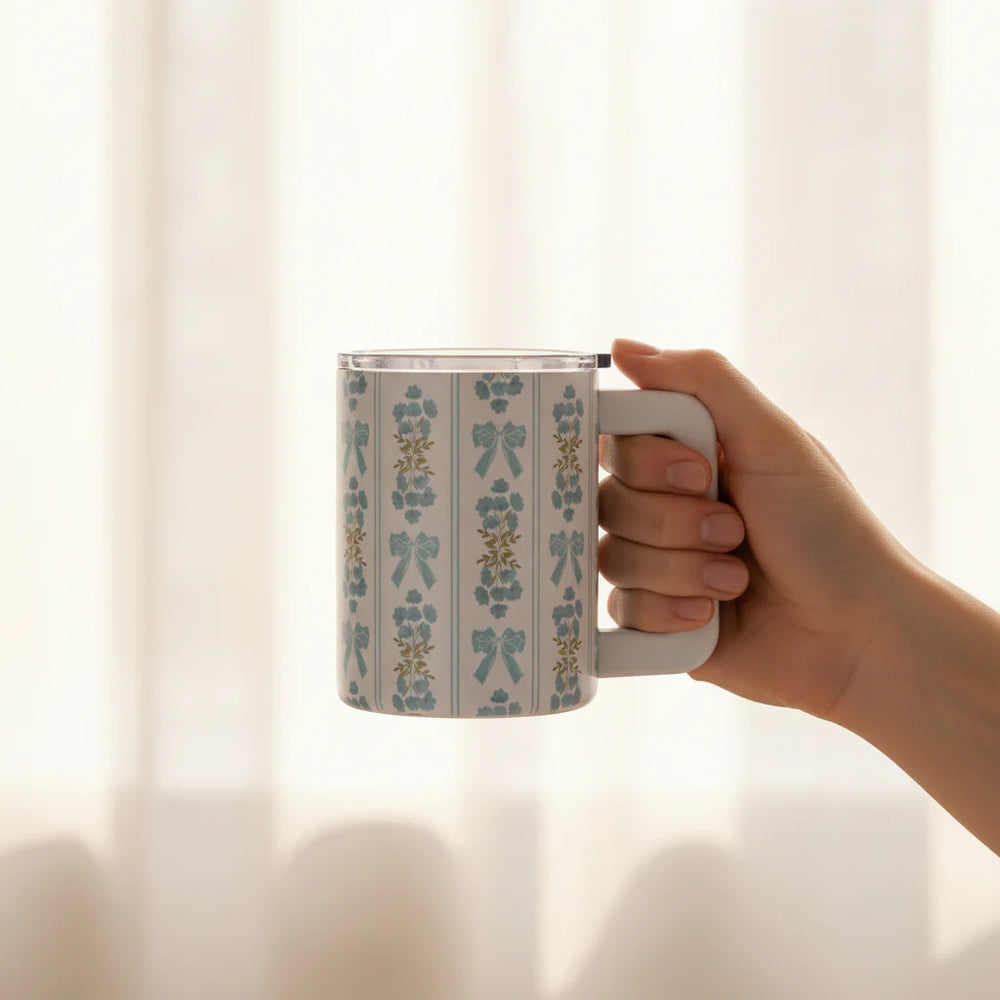 Oh So Fancy Blue 14 oz Insulated Mug