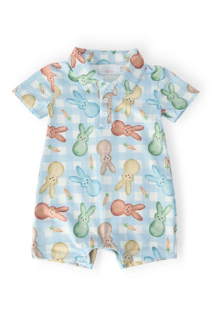 Carrot Patch Polo Romper