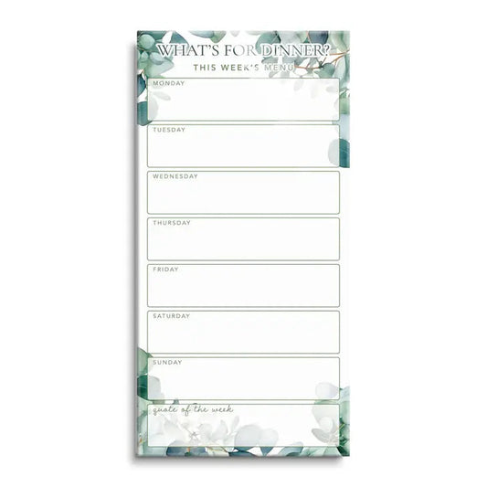 Dry-Erase What’s For Dinner Glass Plaque