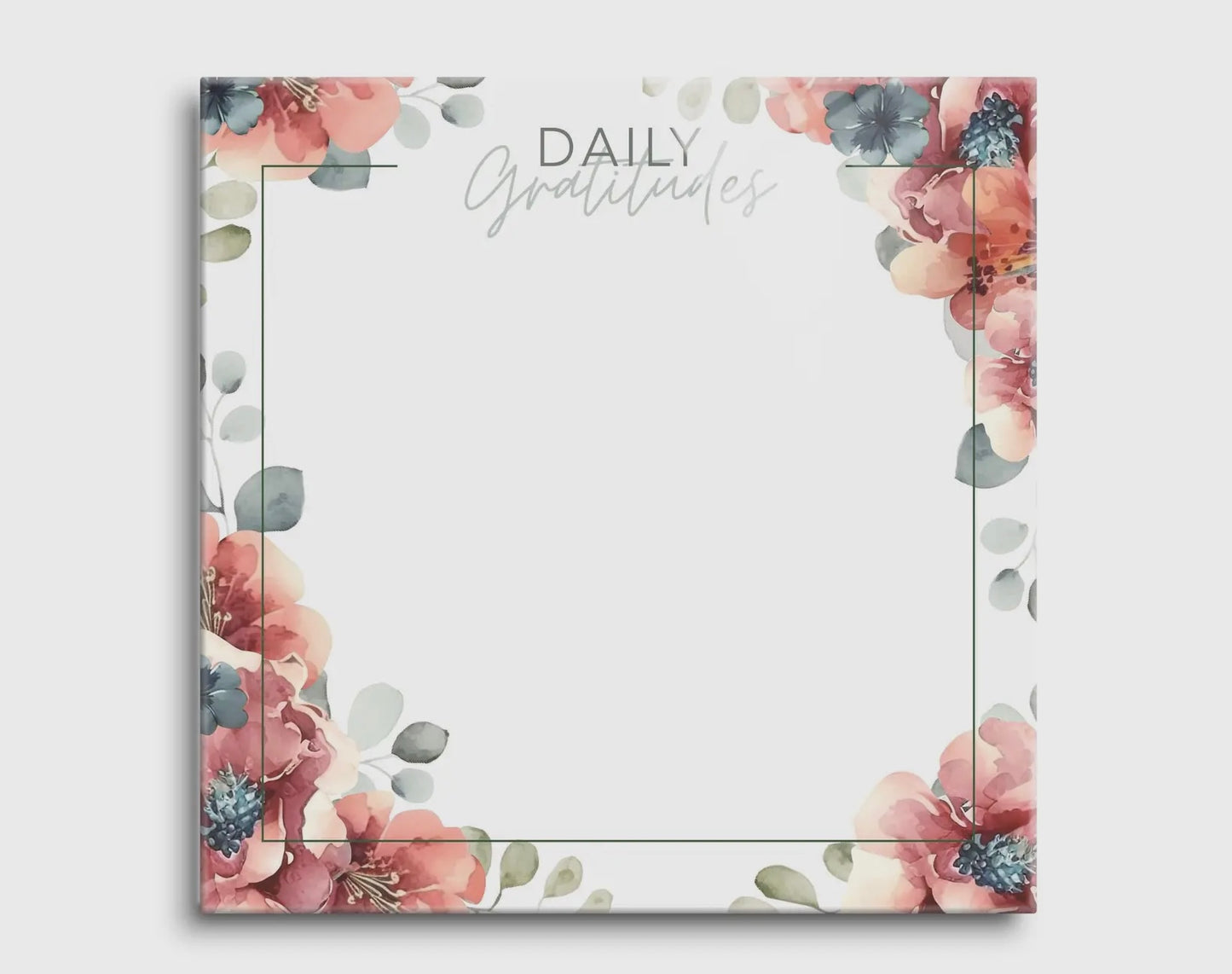 Dry-Erase Daily Gratitude Glass Plaque