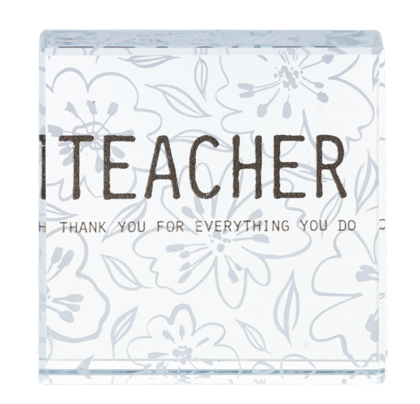 Teacher Word Block