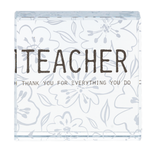 Teacher Word Block