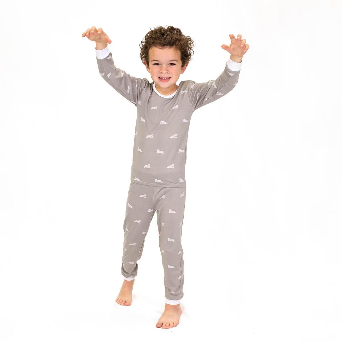 Tiger Long Sleeve Pajama Set