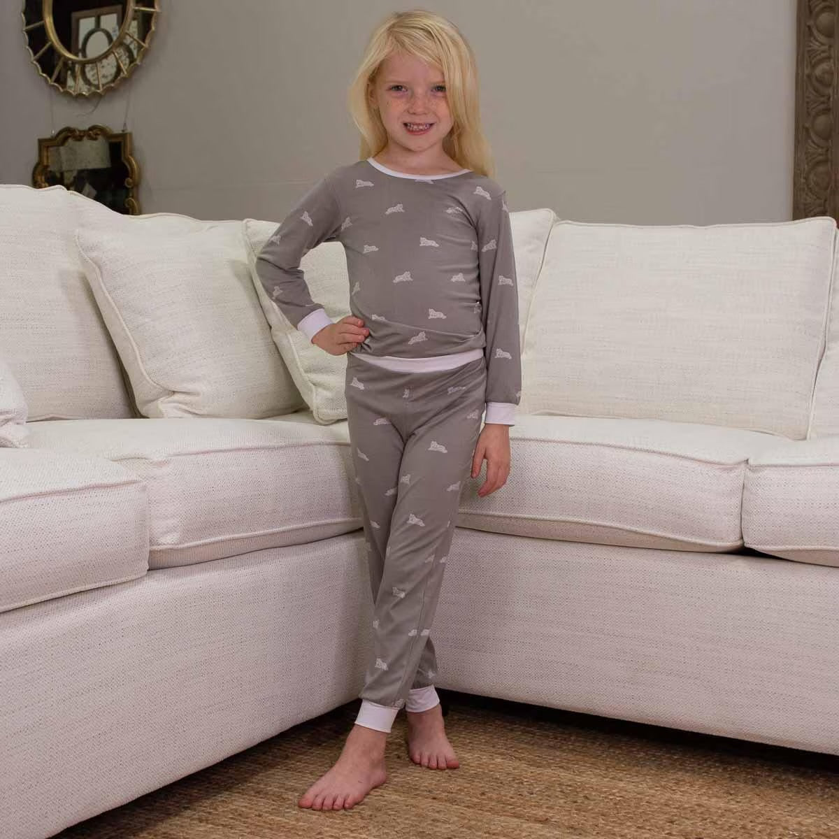 Tiger Long Sleeve Pajama Set