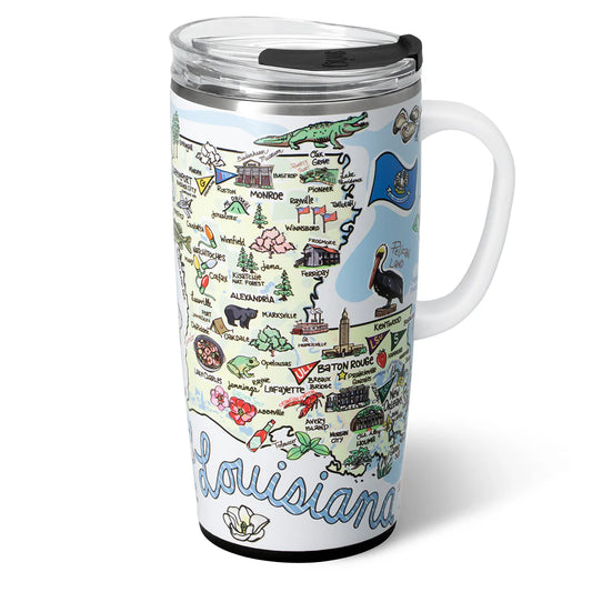 Louisiana 22 oz Travel Mug