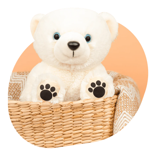 Polar Bear Tracking Plush