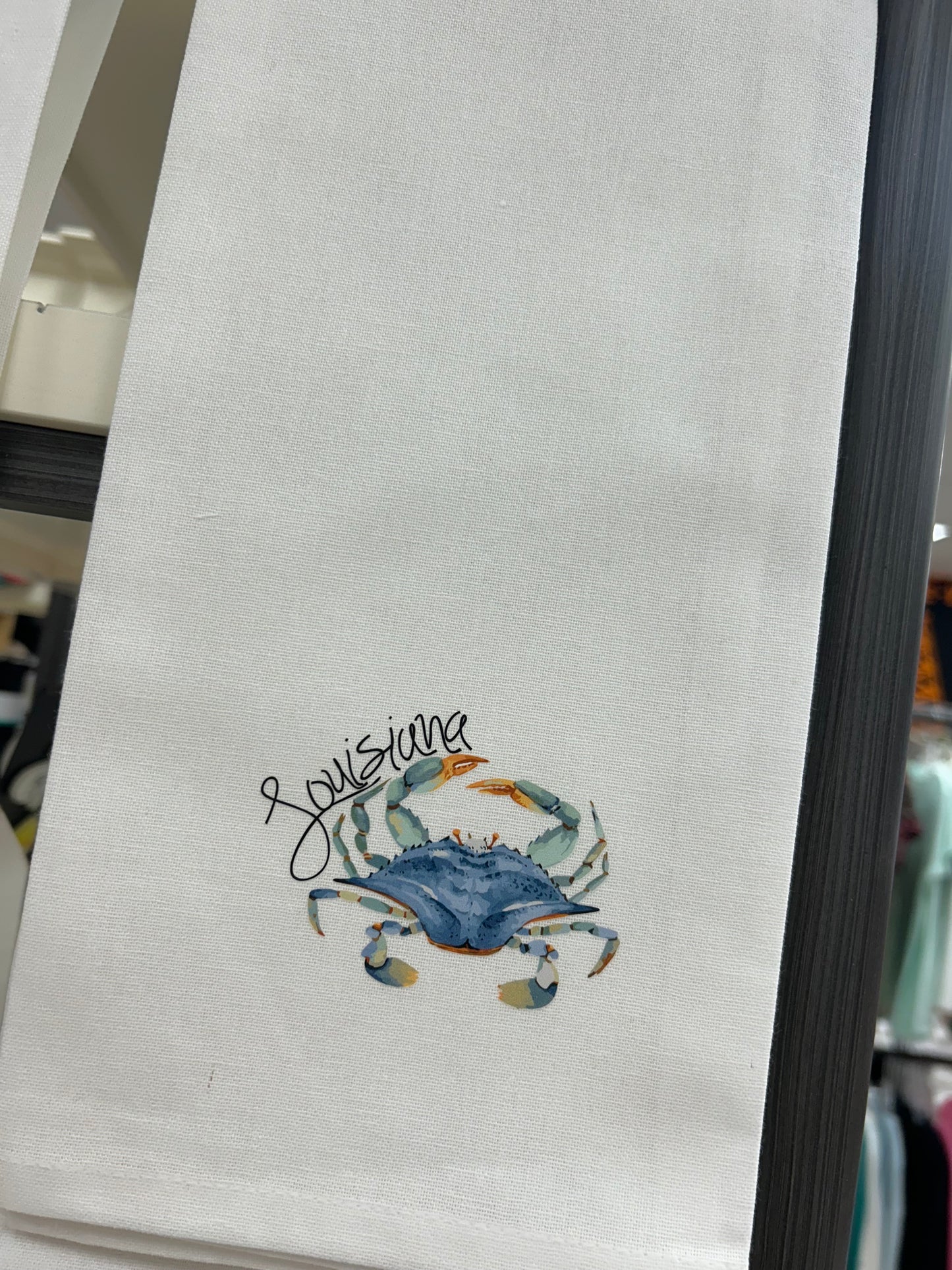 Blue Crab Tea Towel