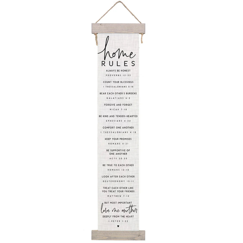 House Rules Wall Sign