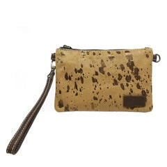 Cowhide Leather Clutch/Crossbody