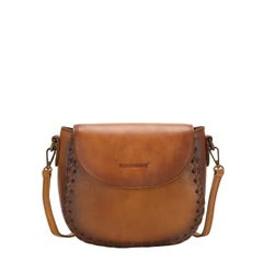 Hand Painted Leather Crossbody
