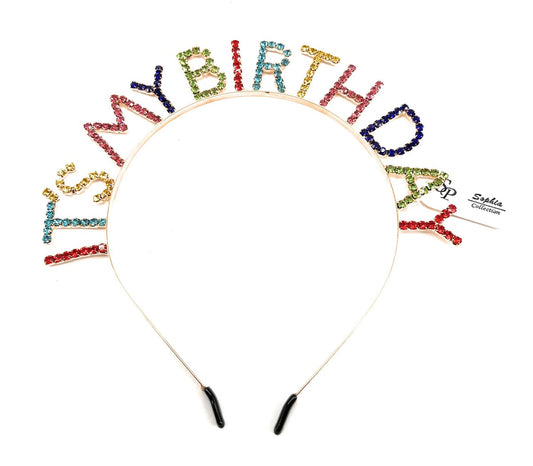 It’s My Birthday Rhinestone Headband
