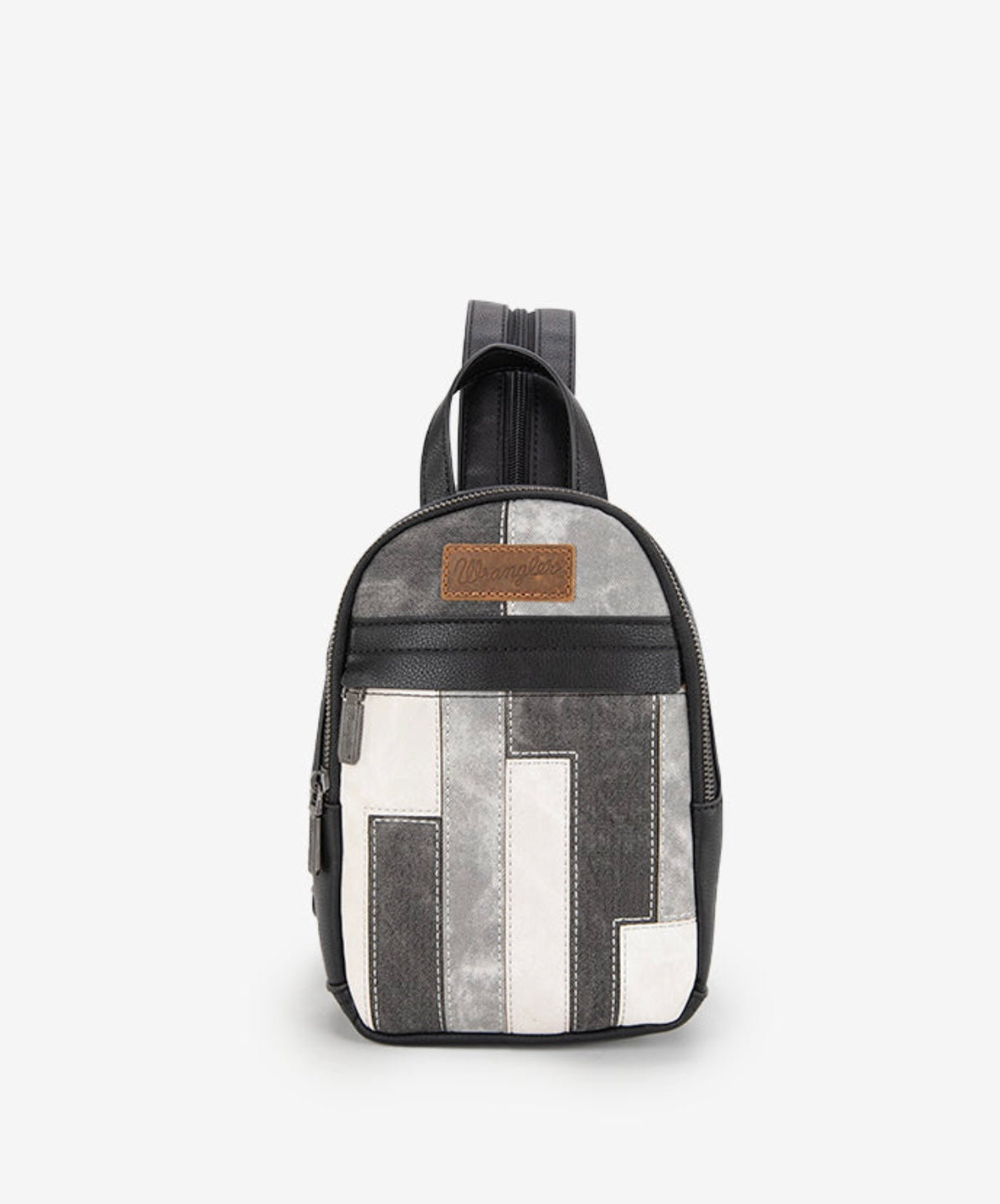 Wrangler Denim Patchwork Mini Backpack