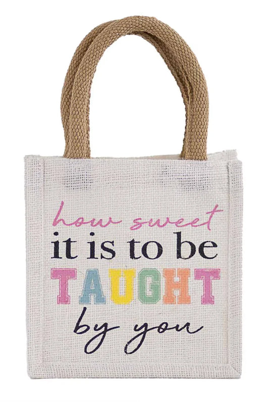 Teacher Petite Gift Tote Bag