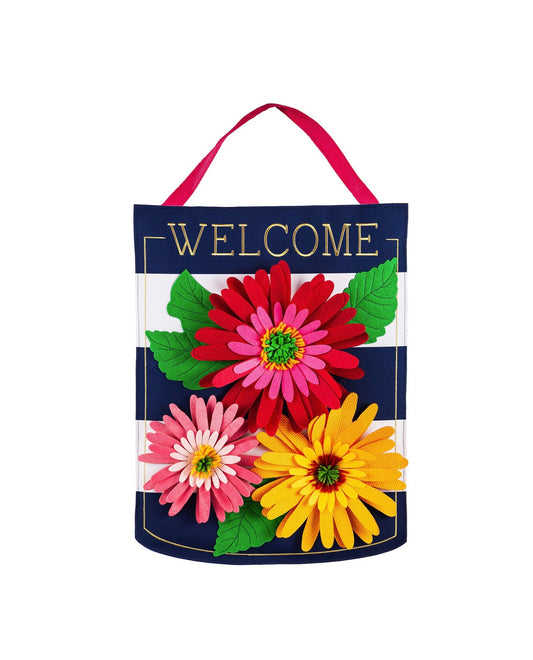 Gerbera Welcome Door Sign