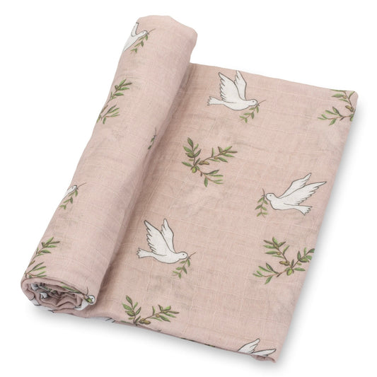 Dove Muslin Swaddle Blanket